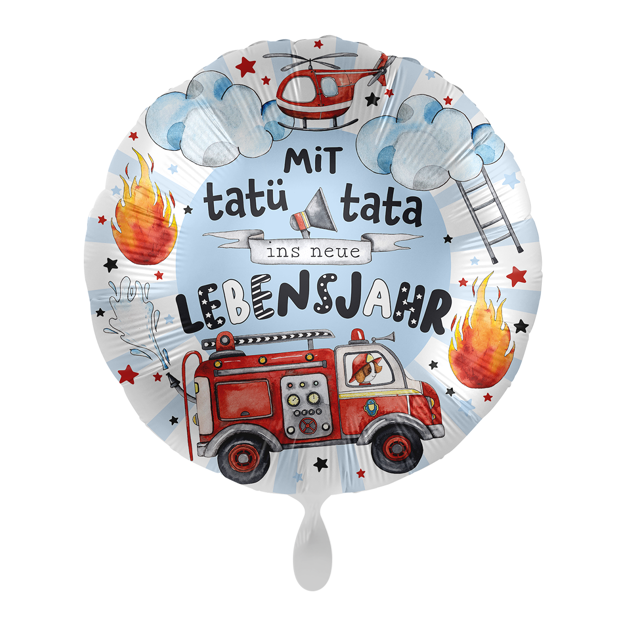 Feuerwehr "mit Tatütata ins neue Lebensjahr" Rund