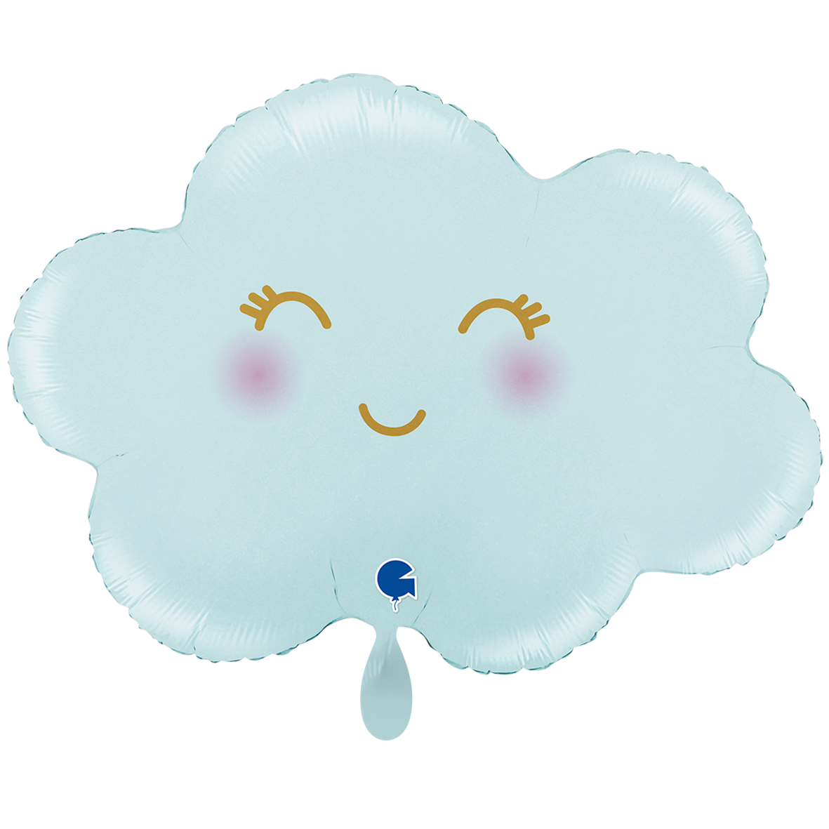 Süße Wolke Blau Folienballon