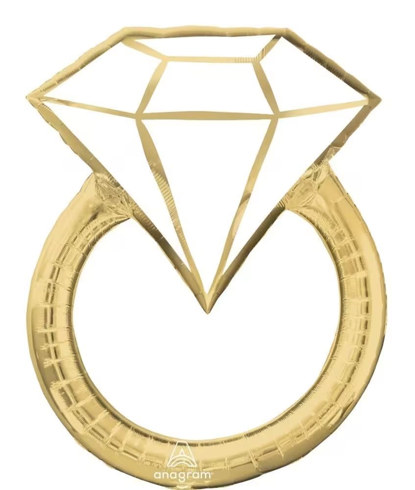 Ehering Gold Folienballon