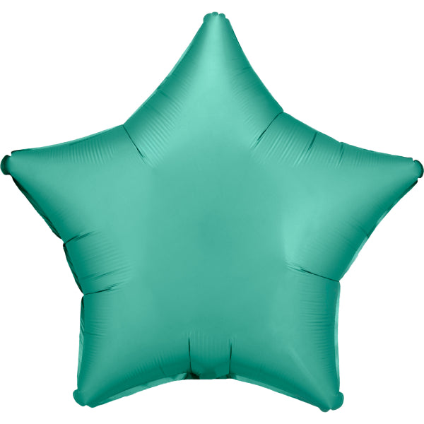 Jade Grün Satin Stern
