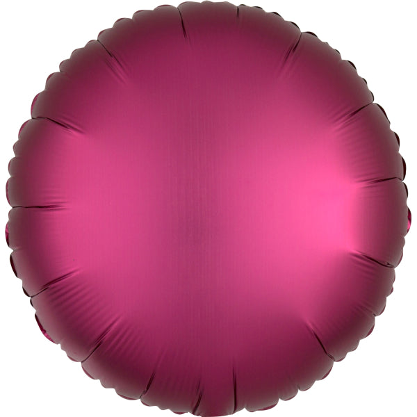Pomegranate Satin Rund