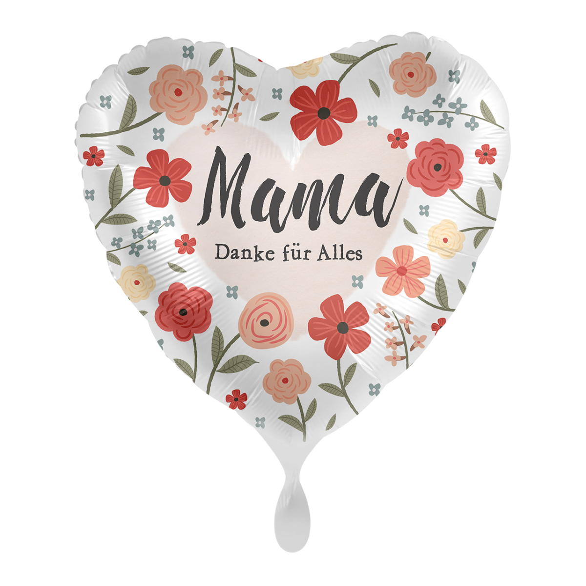 Floral "Mama Danke für Alles" Herz
