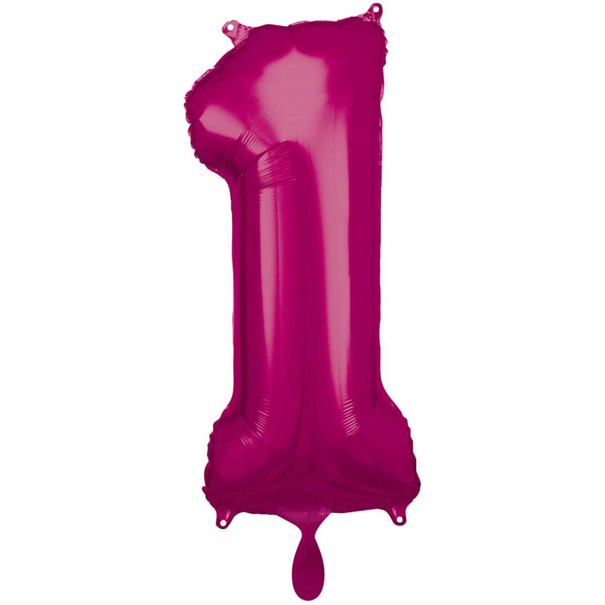 Pink Zahl "1" XXL Folienballon