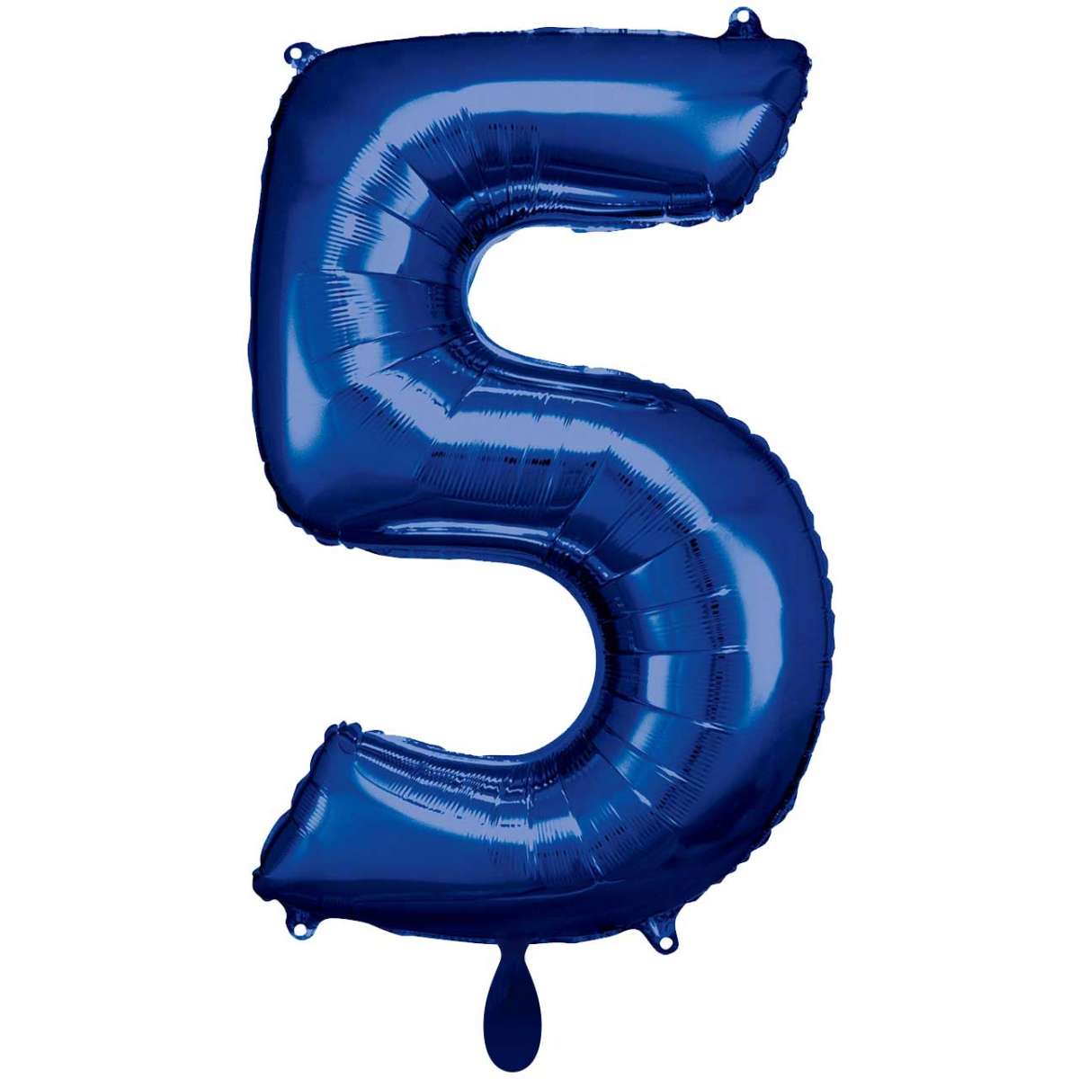 Blau Zahl "5" XXL Folienballon