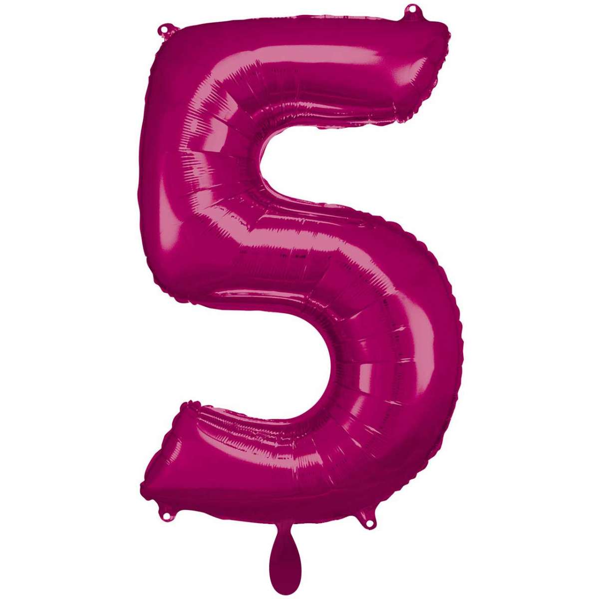 Pink Zahl "5" XXL Folienballon