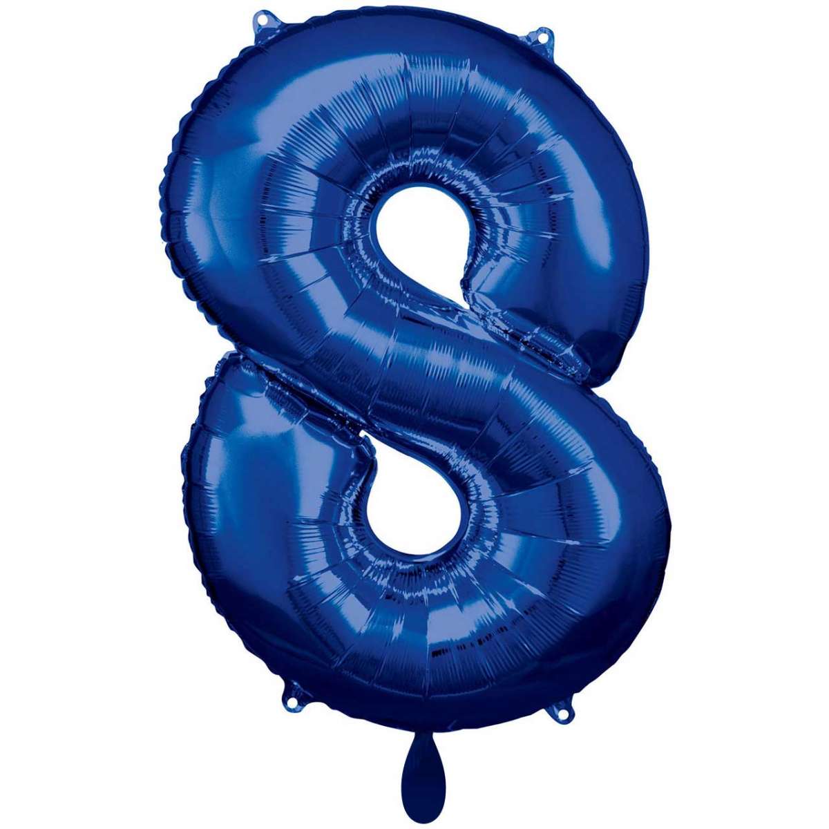 Blau Zahl "8" XXL Folienballon