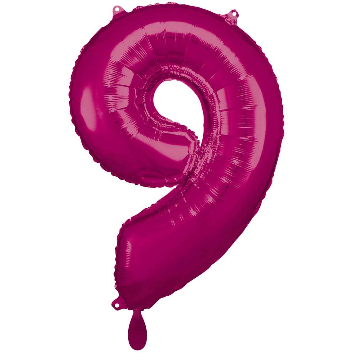 Pink Zahl "9" XXL Folienballon