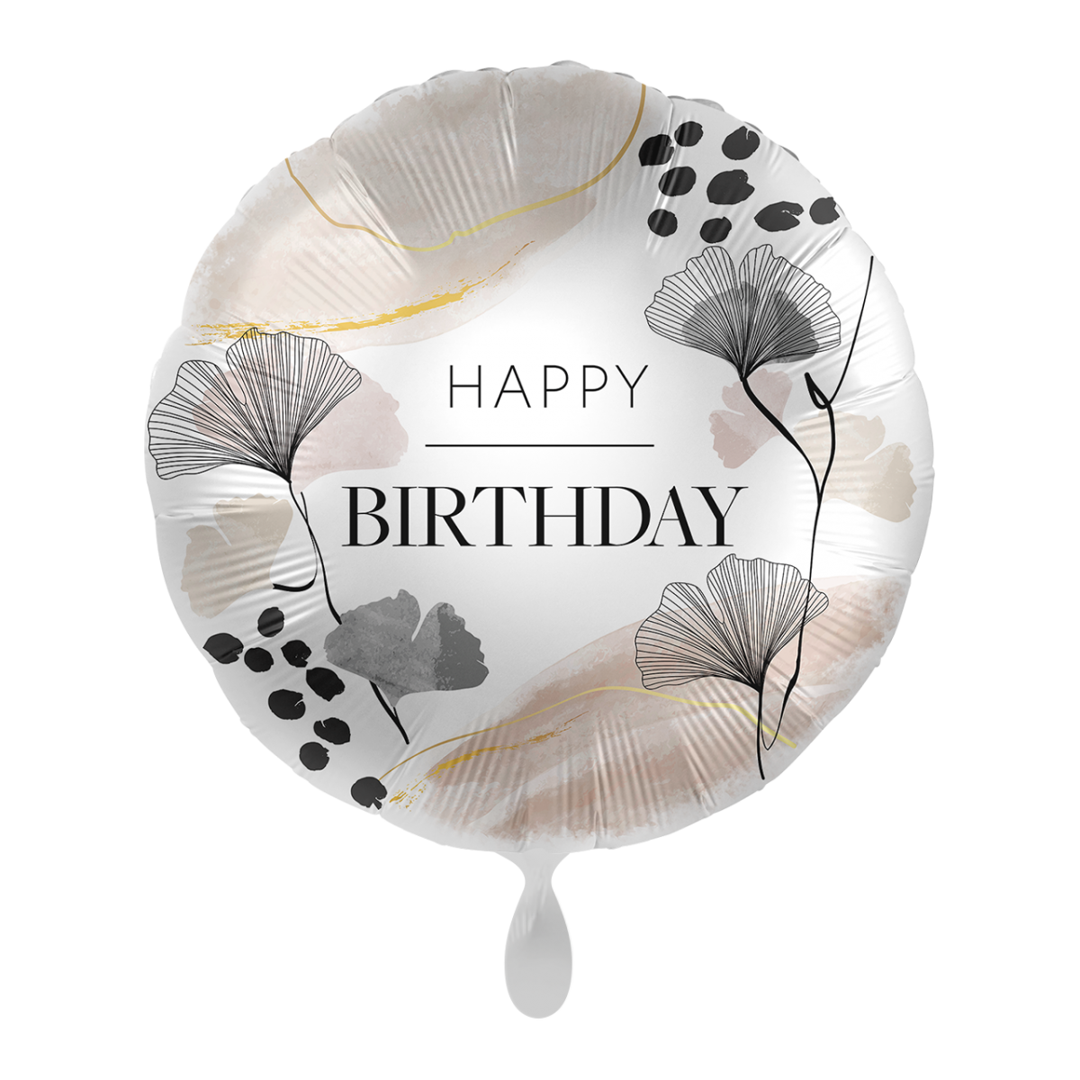 Elegant "Happy Birthday" Rund