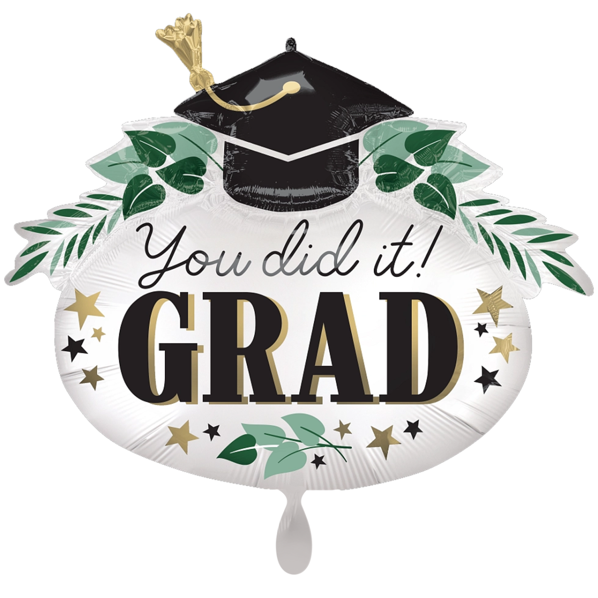 "You did it! Grad" Folienballon