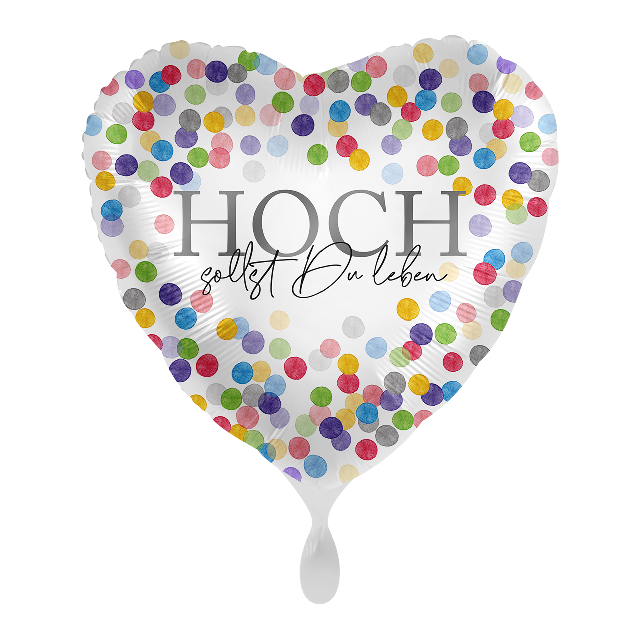 Konfetti "Hoch sollst Du leben" Herz