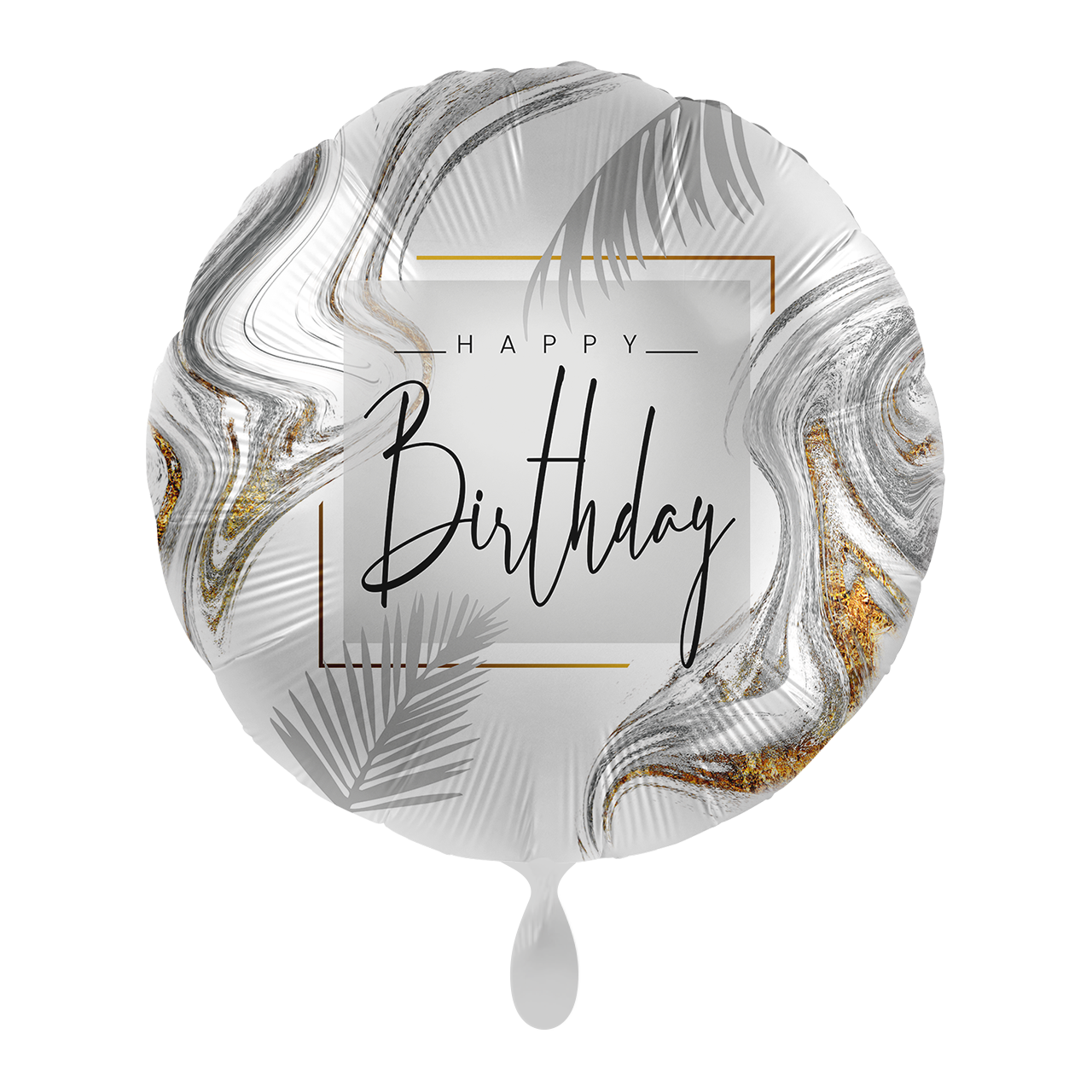 Modern "Happy Birthday" Rund