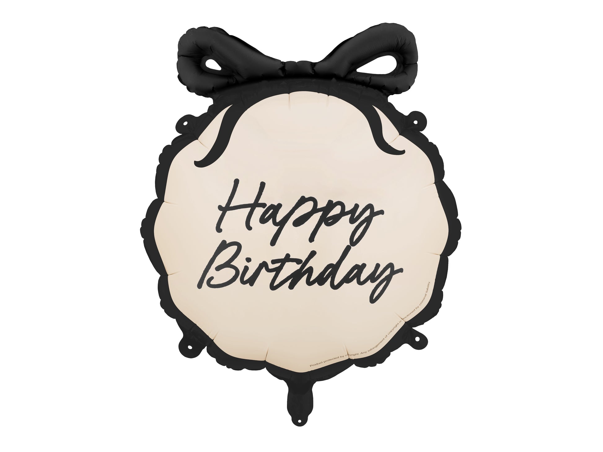 Schleife "Happy Birthday" Folienballon