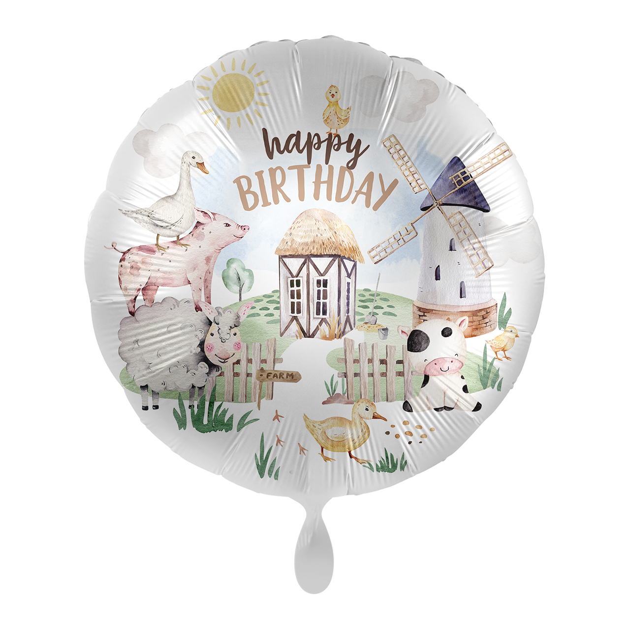 Farm "Happy Birthday" Rund
