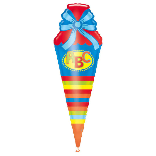 Schultüte "ABC" Bunt Folienballon