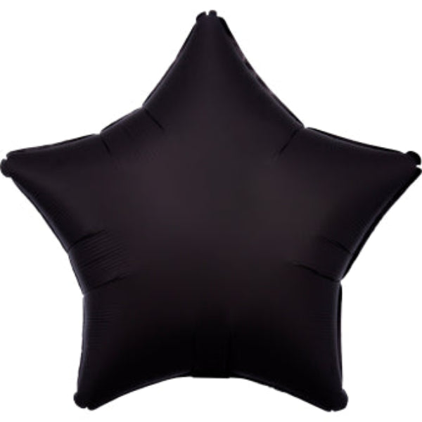 Schwarz Satin Stern