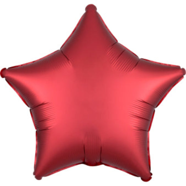 Dunkelrot Satin Stern