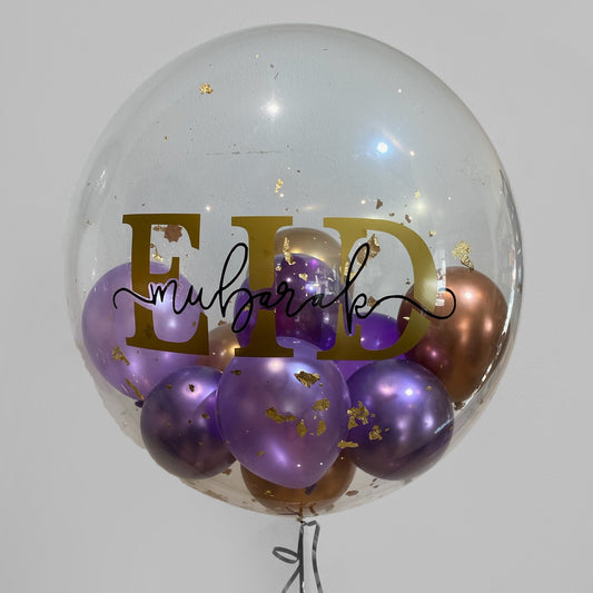 Violett "Eid Mubarak" Bubble